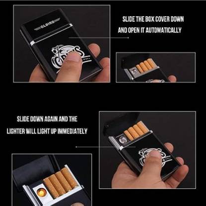 FRONY YZKA_169Rechargeable Legend Cigarette Case Windproof Design Cool Pocket Lighter Pocket Lighter