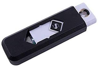 SINGHALTRADE USB Lighter Electronic USB Windproof Rechargeable Cigarette Lighter Pocket Lighter