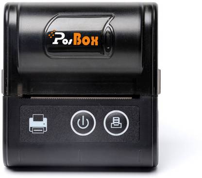 PosBox 2 Inch Bluetooth Label + Receipt 2 in 1 Thermal Printer with 4500mah Rechargeable Battery for Mobile and PC