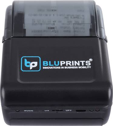 BluPrints Sampann (2 Inch/58MM) Bluetooth /USB enabled Mobile Thermal Printer | 2600mAh Battery