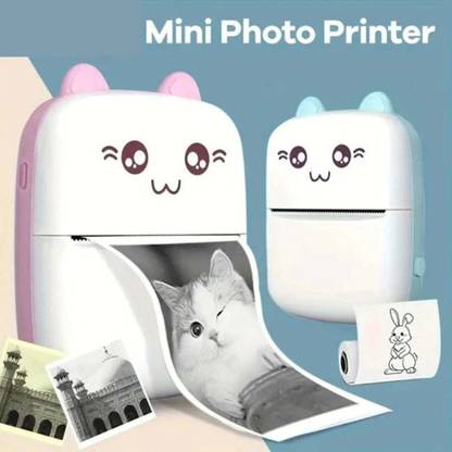 TECHEL Portable Mini Printer Bluetooth 2 roll xdf10 camera