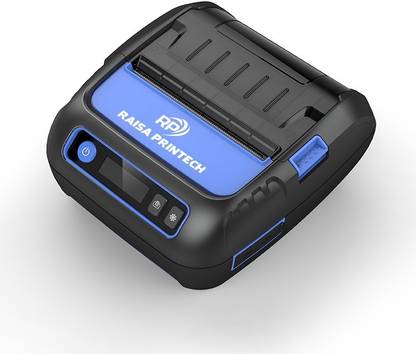 RAISA PRINTECH 80MM 2 in 1 Label & Receipt Thermal Printer with Portable Bluetooth connectivity Thermal Receipt Printer