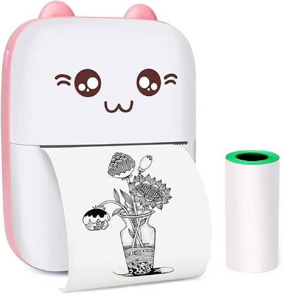 URANUS Mini BT Ink-free Black & White with 1 Free roll Thermal Printer