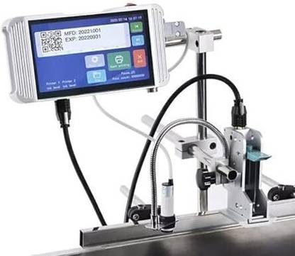 T JET 50mm Online Thermal Inkjet Printer For Date Coding Machine And Barcode QR Code Thermal Inkjet Printer