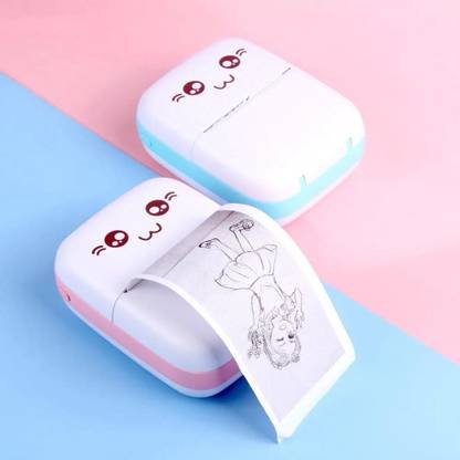 MANTH Mini Printer, Pocket Printer, Wireless Bluetooth Mobile Printer Mini Printer