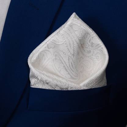 To The Nines Solid Satin Blend Pocket Square