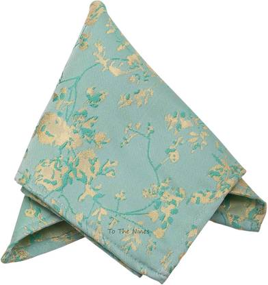 To The Nines Self Design Jacquard Pocket Square