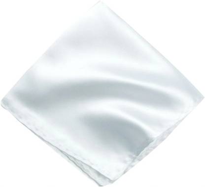 GREYKNOT Solid Satin Blend Pocket Square