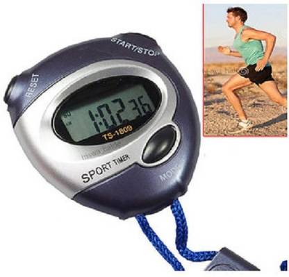 RHONNIUM Stopwatch Time Clock Alarm Counter Timer with Neck Strap Digital Stop Watch