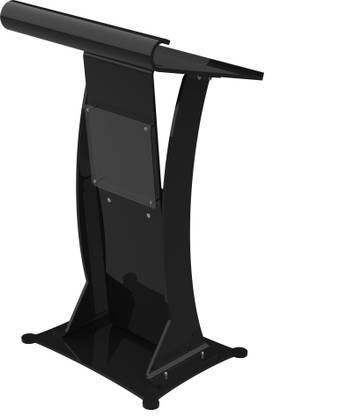 Classic Concepts CCP063 Acrylic Podium Full Black Podium