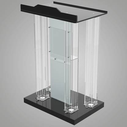 Classic Concepts Acrylic Podium Stand for Churches, Conference, Portable Modern Podium for Speech Podium