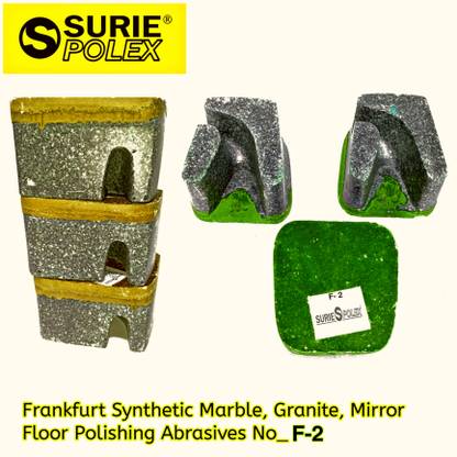 surie polex Frankfurt (FF) No_2 Synthetic Abrasives for marble, Granite, terrazzo,Stone Polyamade Pack Of 1st (3P.C) Abrasives, Marble Polishing Abrasives Plastic Polisher