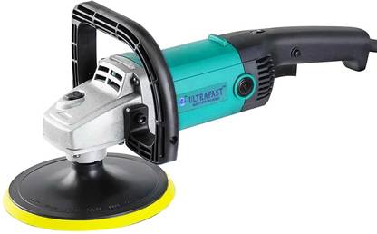 ULTRAFAST 1200W Electric Polisher 180mm Polishing Machine 500-3000 RPM Rotary Buffer Waxer 6 Variable Speed Orbital Polish Tool with D Shape Handle Metal Polisher