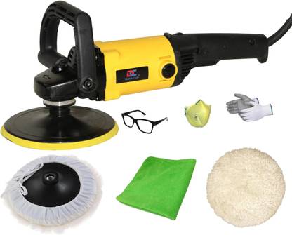 Digital Craft Car Polisher Machine,Vehicle Duster,7"Inch Wool Polishing Pad Vehicle Polisher