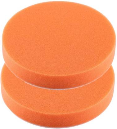 Inditrust 7inch Plane Sponge Wheel polishing pad Waxing Wheel pad (Pack of 2) Glass Polisher