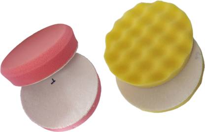 DUMDAAR 2pc 7inch Car Clean Polishing Sponge Pad Waxing Wheel Sponge Polishing Wheel Vehicle Polisher Vehicle Polisher