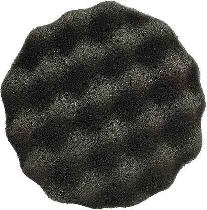 DUMDAAR new 1pc Wave Sponge Velcro Pad Black Foam For Polishing, Wax Etc. new Polishing Buffer Waxing Buffing Pad Polishing Sponge Vehicle Polisher