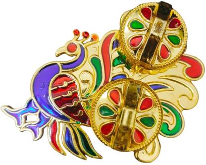 Koogly Peacock Design Roli Chawal Stand For Haldi Kumkum, Raksha Bandhan & Festive Steel