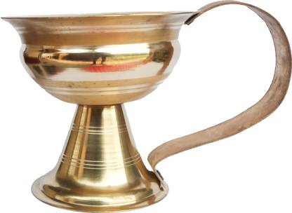 MATARAENTERPRIS DHOOP LOBAN DANI,DHUNA STAND,BRASS DHUNACHI FOR PUJA/DHUNIA Brass
