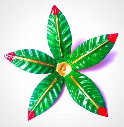 srijan BRASS MANGO LEAVES FOR POOJA/AMRA PALLAV/AMPATA Brass
