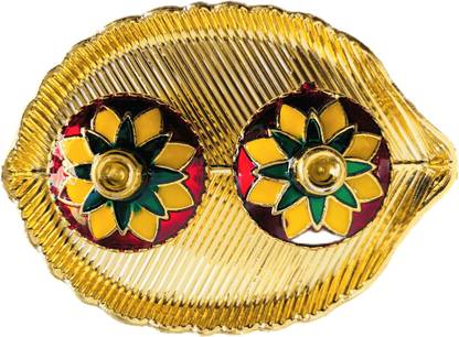 ANAWARIYAS Tilak/Sindoor Box/Roli Chawal Katori Cast Iron