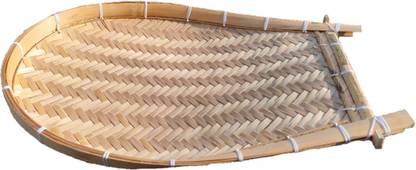 Dipsu Enterprise Bamboo Made Kula Pack Of 2 For Puja Samogri Keeper and Home Decoration Bamboo