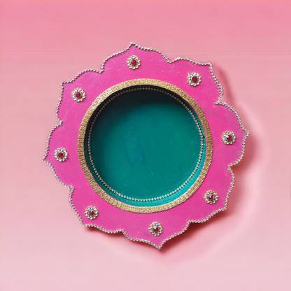 Craftcart Craftcart Handmade Decorative Aarti Thali Wooden