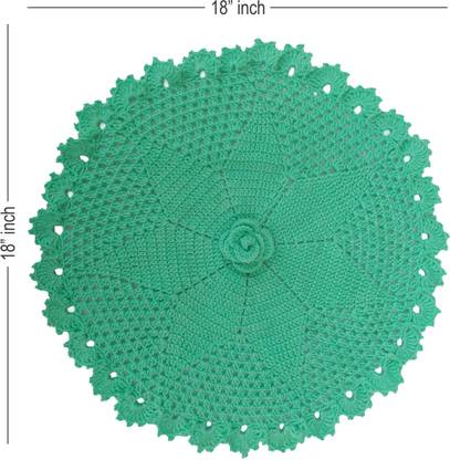 daily buy Pooja Thali Cover/ Tray Cover / Basket Cover / Table Center Mat or Cover Wool