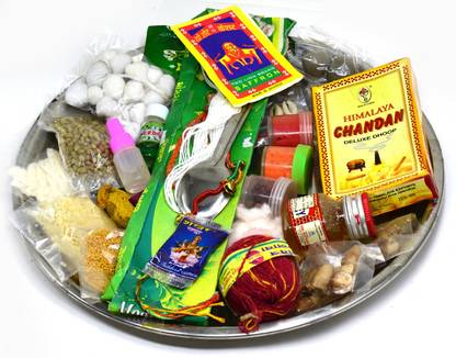 ME&YOU Pooja Samagri Pack (31 Item for Pooja) for Navratri Stainless Steel