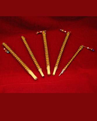 LWM CELEBRATIONS PVT LTD Pithi Multi Color Sticks for Lagna Vidhi / Haldi ceremony Wooden