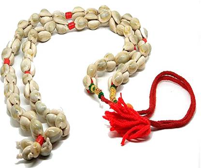 PMW Yellow Cowry Mala - 52 Kaudis - Pack Of 1 Ceramic