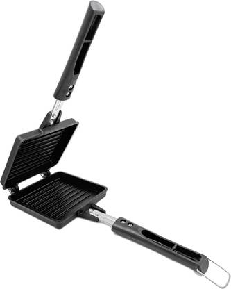 RECTITUDE Toast Sandwich Maker Compatible with Jumbo Grill Gas Long Cool Touch Handles 2 W Pop Up Toaster
