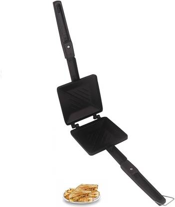 GLARIXA Good Quality Toaster Non-Stick Compatibility with Handle Sandwich Maker 2 W Pop Up Toaster