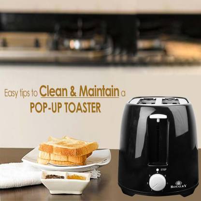 royalry by ROYALRY CRISP AUTOMATIC 750 W Pop Up Toaster
