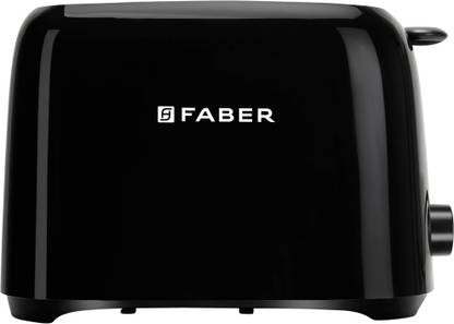 FABER FT 750W BK Electric Pop-Up Toaster With Dust Cover - 750 W Pop Up Toaster