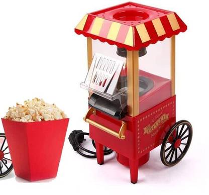 TechKing Portable 1200W Electric Popcorn Maker Machine DIY 200 g Popcorn Maker