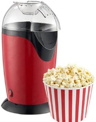 Lipzie Electric Popcorn Maker for Home | Fast & Automatic Popcorn Machine for Oil-Free 1 L Popcorn Maker
