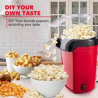 Totu POPCORN MAKER 1200 W Hot Air Popcorn Electric Maker Aluminium Machine ne 300 g Popcorn Maker