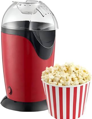 Aonezone Popcorn Maker for Home | Oil-Free | Compact | Inbuilt Scoop | Movie Night Ready Electric Hot Air Popcorn Maker - 1200W High Explosion Rate Machine 300 ml Popcorn Maker