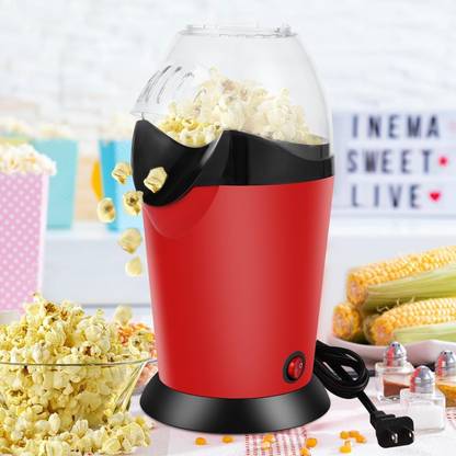 Onshoppy Electric Hot Air Popcorn Maker - 1200W High Explosion Rate Machine Instant Oil Free Popcorn Maker Machine with Measuring Cup 300 L Popcorn Maker