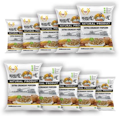 VGBNP Crunchy Popcorn Kernels Seeds |(Extra Crunchy Popcorn Makka | Makai ) - 5kg Chunchy Popcorn