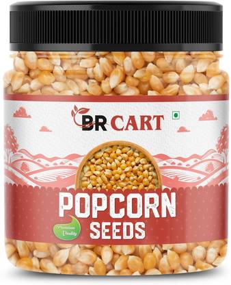 BR CART Popcorn Kernels Seeds| Makki Dana| Makka | Makai Dana| 100% Popping Kernel Unflavoured Popcorn