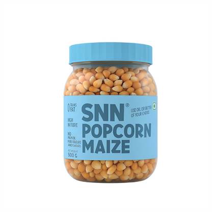 SHAH NANJI NAGSI SNN Popcorn Maize 500 Gram Unsalted Popcorn