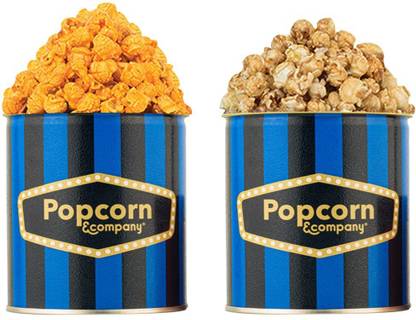 POPCORN&COMPANY Caramel Krisp & Cheesy Sriracha Popcorn(Caramel 130 g & Sriracha 90 g) - 220 g Caramel Krisp, Cheesy Sriracha Popcorn