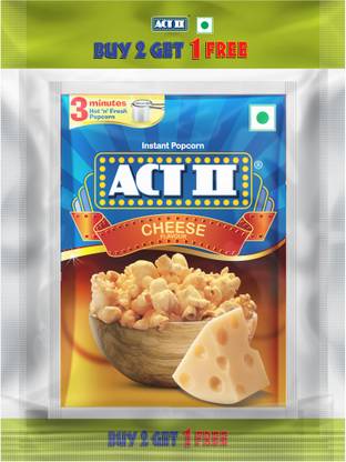 ACT II Instant Popcorn (Cooker) - Cheese Flavor Buy 2 Get 1 Free Cheese Popcorn