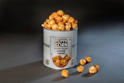 poppacorn Ready to Eat Gourmet Popcorn Butter Toffee, Caramel Popcorn