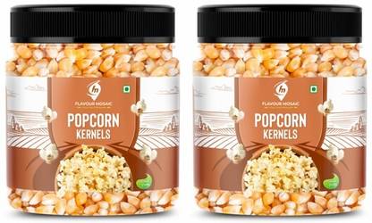 Flavour Mosaic Popcorn Kernels | Imported Raw Maize | High Expansion | Healthy Homemade Snack Sweet Popcorn