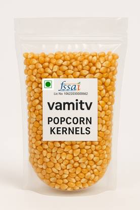 vamitv Popcorn Kernels 900gm | Raw Maize for Big Fluffy Pops | 100% Natural & Pure Raw maize kernels Popcorn