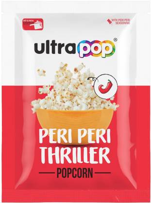 Ultrapop Hot & Fresh Peri Peri Thriller Cooker Popcorn | Healthy & Premium Snack| Instant Peri Peri Popcorn