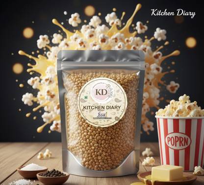 kitchendiary Popcorn Kernels - Superior Quality Corn Popcorn